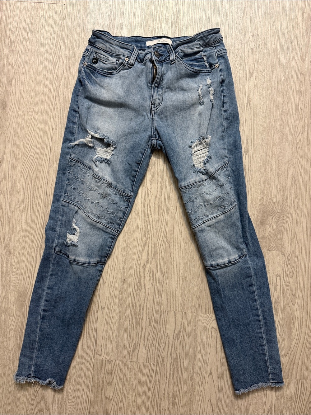 KanCan Light Blue Distressed Skinny Jeans